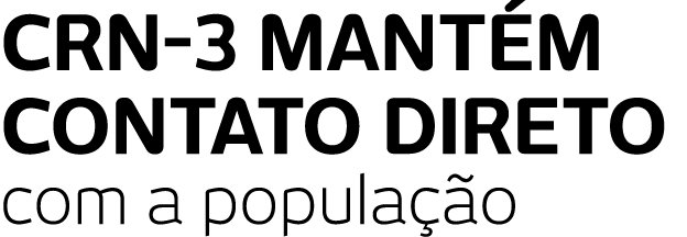 CRN-3 mant m contato direto com a popula  o