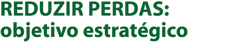 Reduzir perdas  objetivo estrat gico