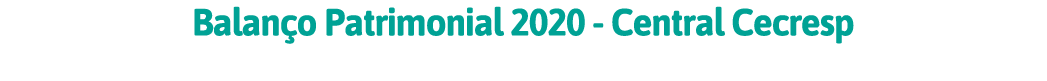 Balanço Patrimonial 2020 - Central Cecresp