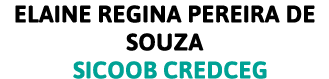 Elaine Regina Pereira de Souza  Sicoob Credceg 