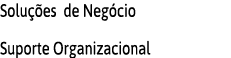 Soluções de Negócio Suporte Organizacional