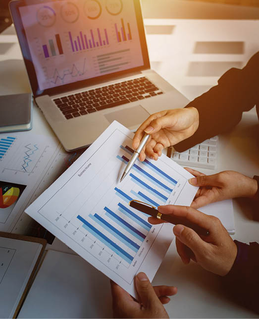 Team of business people working together in the meeting room office, teamwork background charts and graphs banner, double exposure successful teamwork,business planning concept 