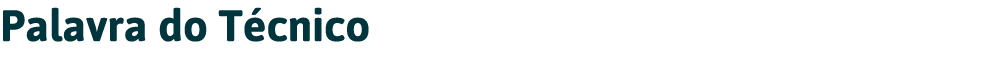 Palavra do Técnico
