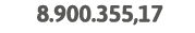  8 900 355,17 