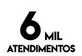 6 mil atendimentos 