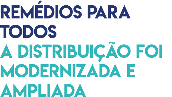 Rem dios para todos a distribui  o foi modernizada e ampliada 